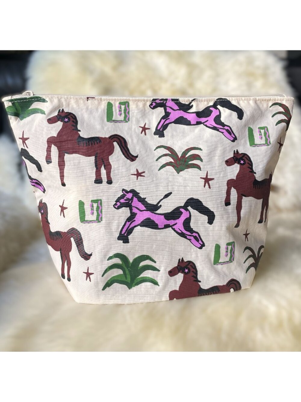 NWOT Baggu Go Pouch Large - Painted Prairie